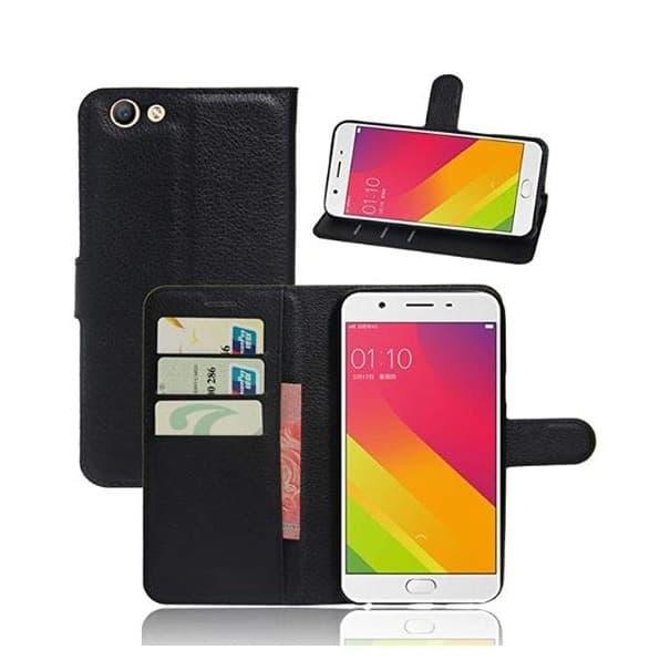 Promo OPPO F1s Flip Cover Wallet Leather Case Classic Style 1460