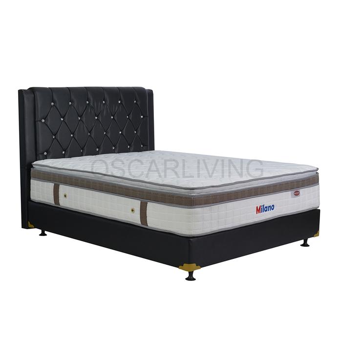 Gambar Spring Bed Set Athena Eversoft Milano Latex Spring Oreo Oxford 33CM - 180x200 dari oscarliving undefined Tokopedia