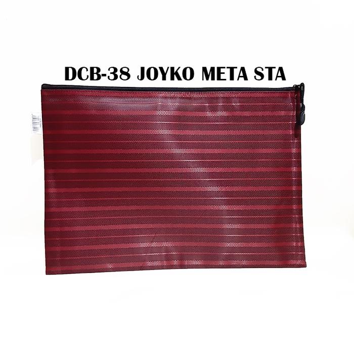 Gambar Map Sleting Joyko DCB-38 B4 / Map Zipper - Merah dari Meta Stationery_NEW undefined Tokopedia