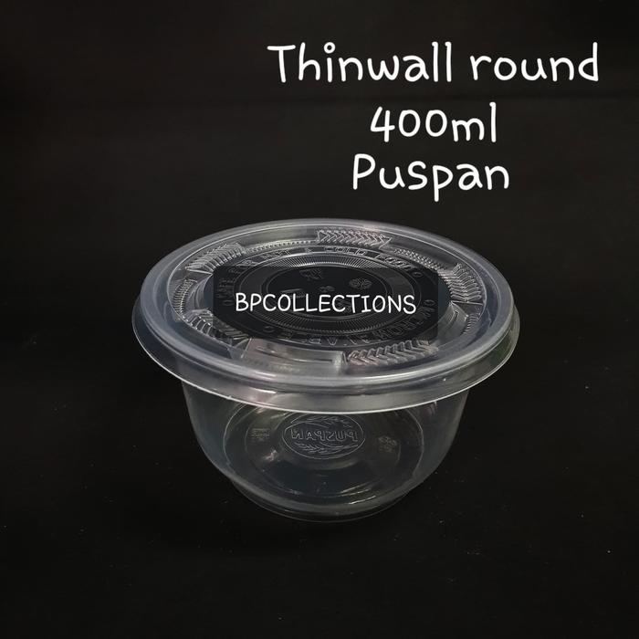 Gambar 25pc Thinwall 400ml Puspan Mangkok Plastik es Kepal Milo Makan ECER dari BP Collections Plastics undefined Tokopedia