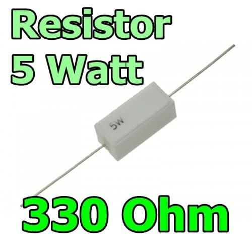Jual Resistor Batu 5 Watt Nilai 330 Ohm Kota Medan Pi Toserba Tokopedia