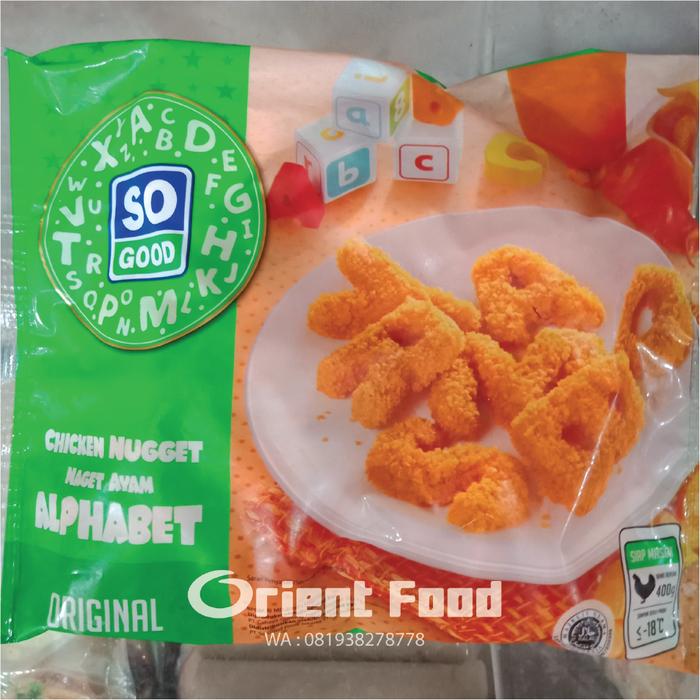 Gambar So Good Chicken Nugget 400gr - Alphabet dari Orient Food Frozen undefined Tokopedia