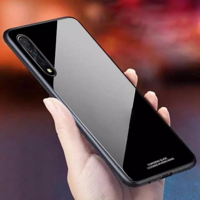Gambar GLASS CASE VIVO S1 CASING HARDCASE ANTICRACK MIRROR VIVO S1 - Hitam dari xNimitz undefined Tokopedia