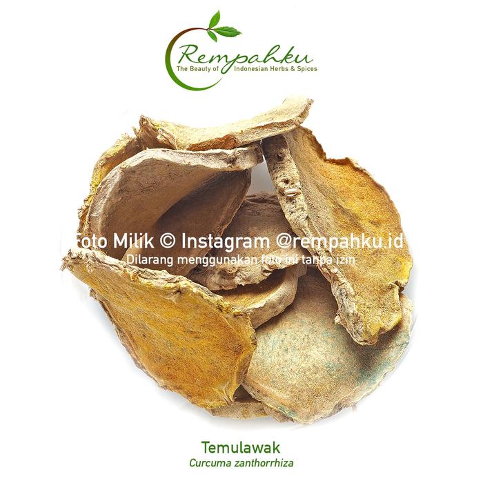 Gambar Rempahku - TEMULAWAK Kering 1kg Curcuma Obat Herbal Rempah Tradisional dari Toko Rempah Indonesiaku undefined Tokopedia