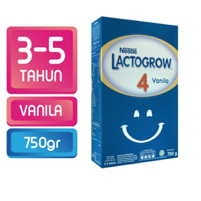 Gambar Lactogrow 4 Vanila Madu 750 Gram, FREE PACKING BUBLE/DUS!!! - Vanila dari cobuss undefined Tokopedia