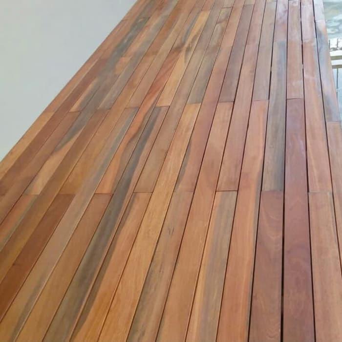 Jual Lantai Kayu Decking Bengkirai Lantai Kolam,Teras dan Balkon rumah