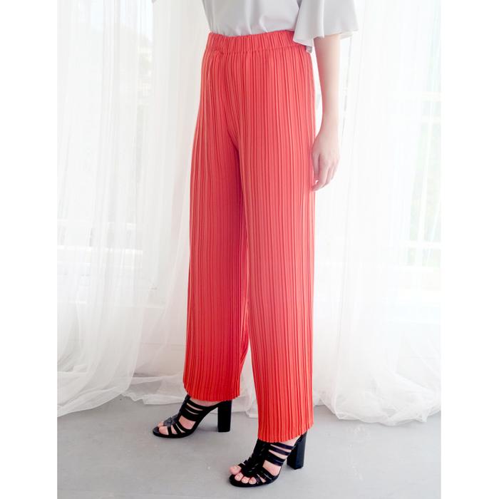Gambar Yuan Market - Maxi Pleated Culotte - Red dari Yuan Market undefined Tokopedia