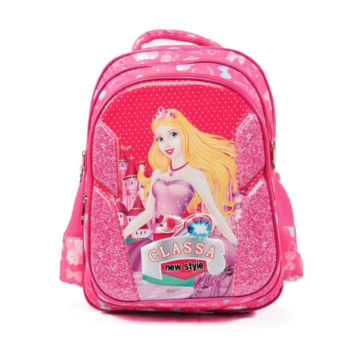 Gambar Tas Ransel Laptop Sekolah Classa 1605 - Merah Muda dari KoperID undefined Tokopedia