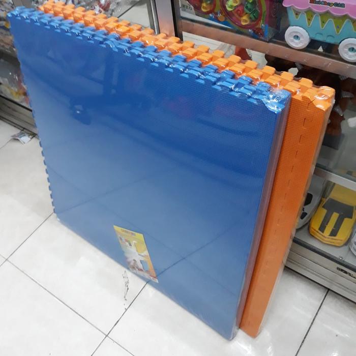 Gambar EDUMATS Polos 60x60 Puzzle Karpet Spon Alas Bermain Anak Matras dari tomtomtoys_NEW undefined Tokopedia