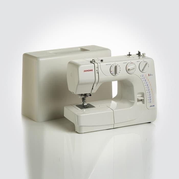 Gambar janome j3-24 mesin jahit portable kemampuan heavy duty - putih dari Kirei Liana Craft undefined Tokopedia