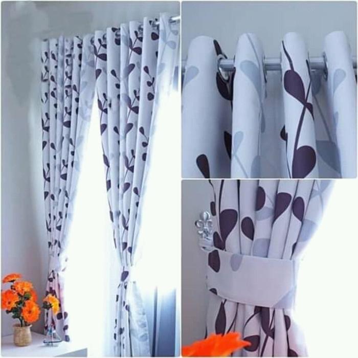 Gambar gorden/hordeng/gordyn minimalis series stok jadi - tinggi 150cm dari Amanah gorden undefined Tokopedia