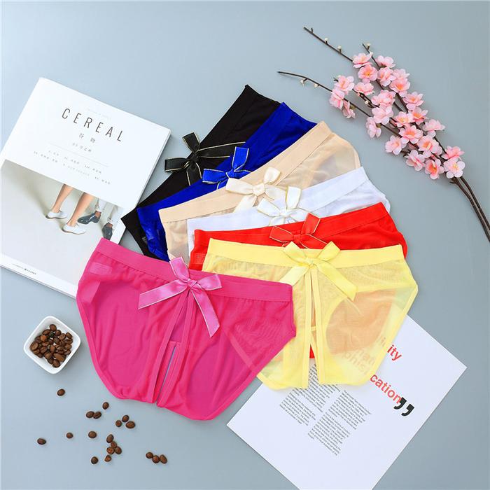 Gambar g string wanita sexy open lingerie Transparan celana dalam C161 - Fuchsia, FREE dari Dezenna undefined Tokopedia