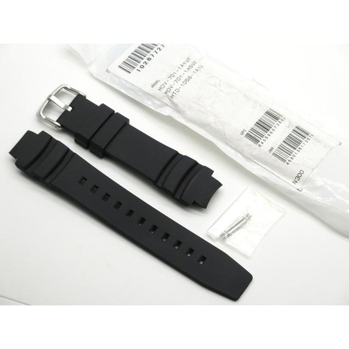 Tali Jam Casio Strap Jam Casio Mdv 701 1a1 Mtd 1058 1a Original New