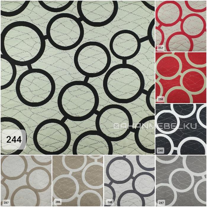 Gambar KAIN CORAK - OLIVER - MOTIF BOLA - INTERIOR SOFA MEBEL FURNITURE dari bahanmebelku undefined Tokopedia