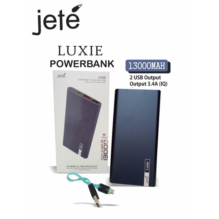 Gambar POWER BANK JETE 13.000 MAH TIPE LUXIES dari Vidaview Computer undefined Tokopedia