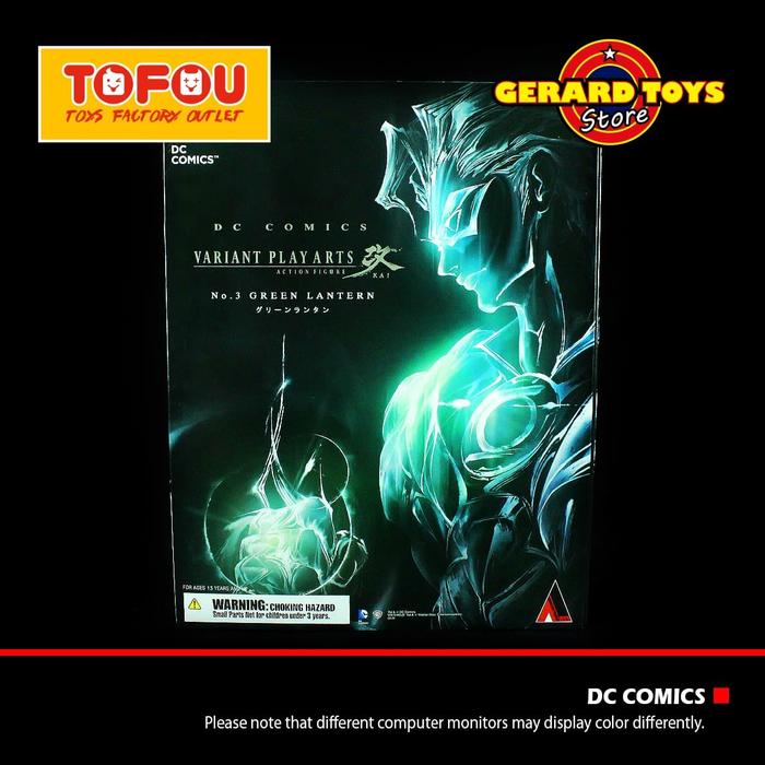 Gambar Action Figure Green Lantern Variant DC Comics Play Arts Kai Original M dari GERARD TOYS undefined Tokopedia