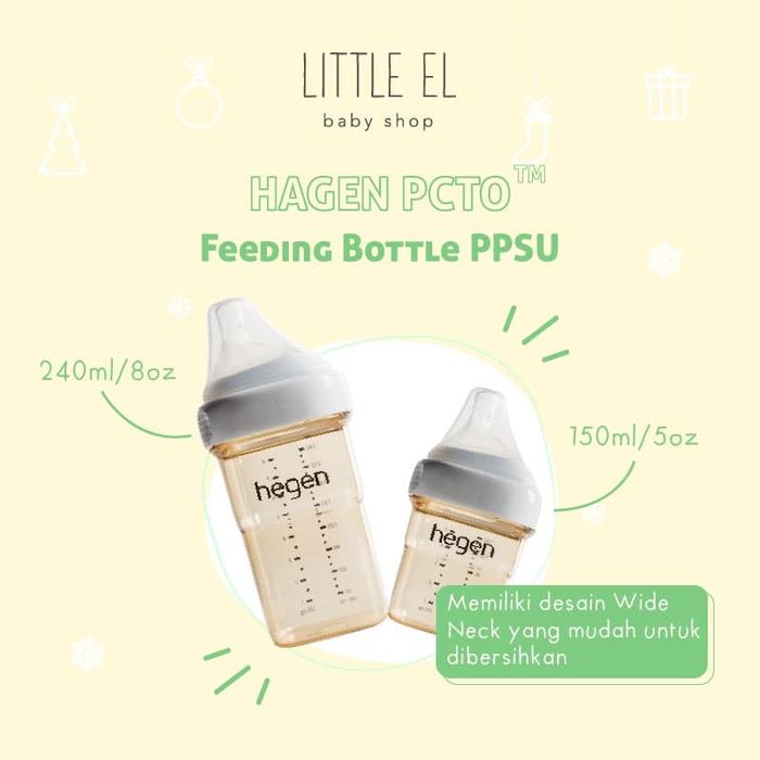 Gambar Hegen Botol Susu PCTO 240 ml /8oz Feeding bottle PPSU - 1 Botol dari Little El Babyshop undefined Tokopedia