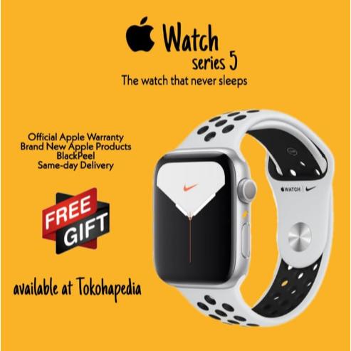 Jual Apple Watch iWatch Series Nike 44mm White Sport Band