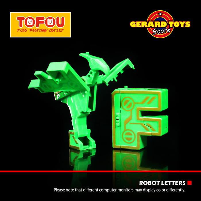 Gambar Mainan Robot Transformers Letters Huruf F MURAH KEREN dari toepet undefined Tokopedia