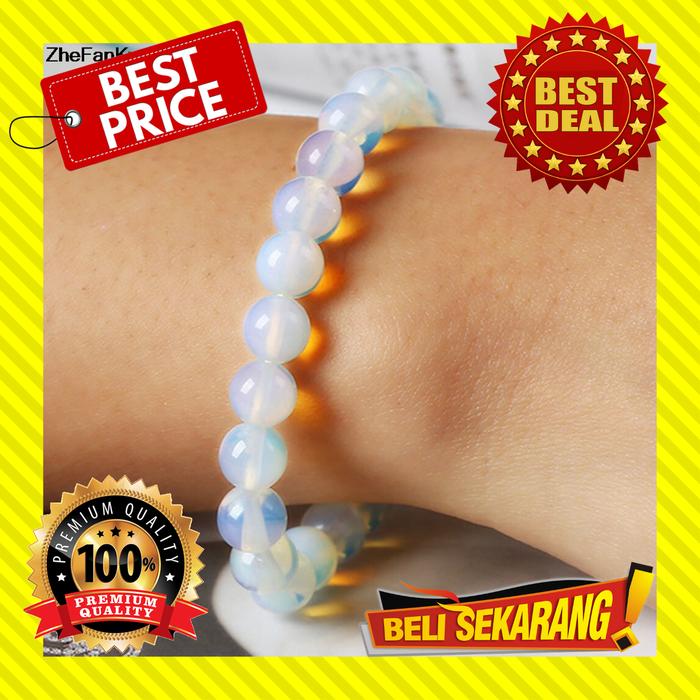 Gambar GELANG BATU OPAL MOONSTONE ASLI / GELANG PRIA WANITA ALAM PREMIUM G25 dari Monark Indonesia undefined Tokopedia