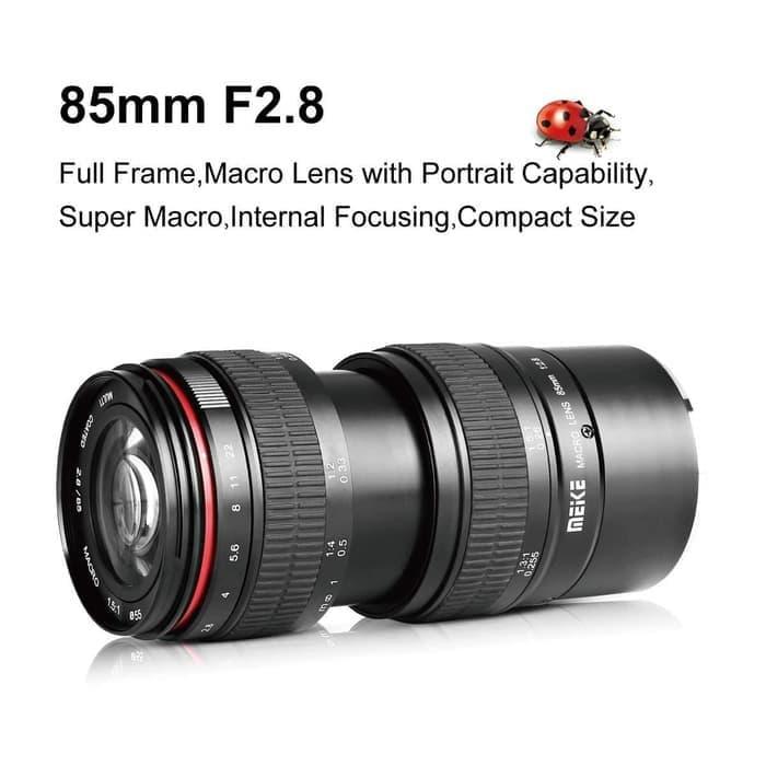 Lensa Meike 85mm F28 Lens For Sony E Mount Mirrorless Camera