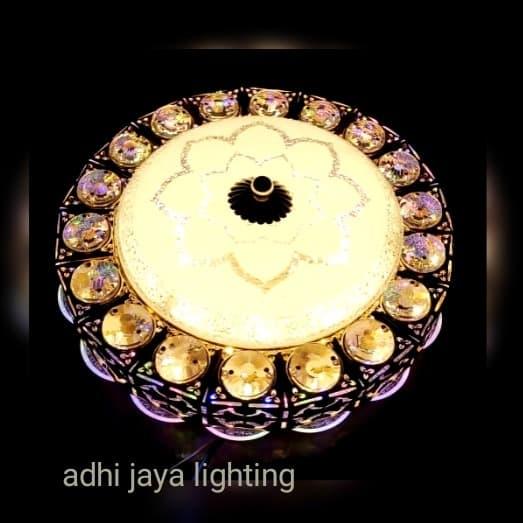 Gambar Lampu plafon gantung hias led rumah 8601 ukuran 40 cm RGB termurah dari Adhi Jaya Lighting undefined Tokopedia