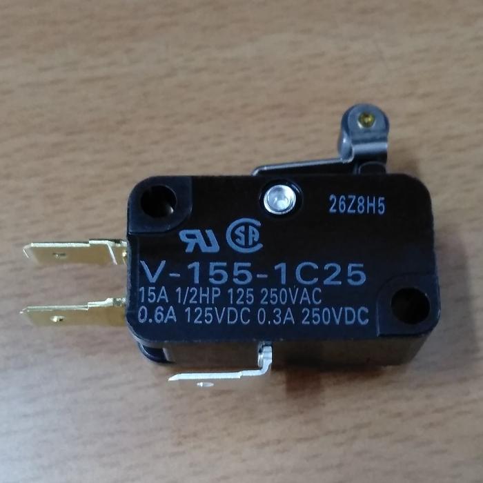 Jual Limit switch V1551C25 V1551C25 Roller pendek Omron Original