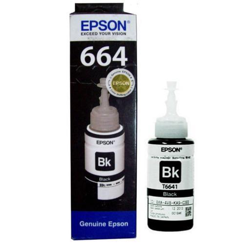 Gambar TINTA EPSON ORI T664 BLACK/CYAN/MAGENTA/YELLOW UKURAN 70ML - Hitam dari Autobarcode undefined Tokopedia
