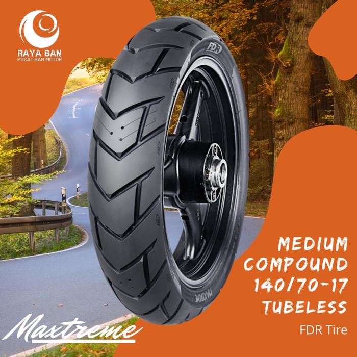 Gambar Ban Motor FDR Maxtreme 140/70-17 TL (Medium Compound) dari Raya Ban Pontianak undefined Tokopedia