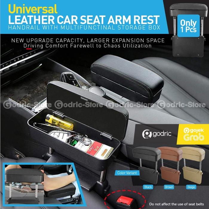 Gambar Car Armrest Extension Multifungsi Console Box Leather Organizer Mobil dari G-Rex undefined Tokopedia