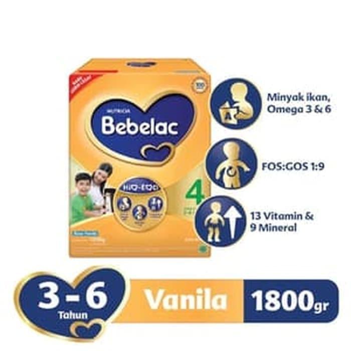 Gambar BEBELAC 4 RASA VANILA 1800G SUSU BUBUK ANAK USIA 3-6 TAHUN JUMBO dari MAMA SUSU TAMAN ROYAL undefined Tokopedia
