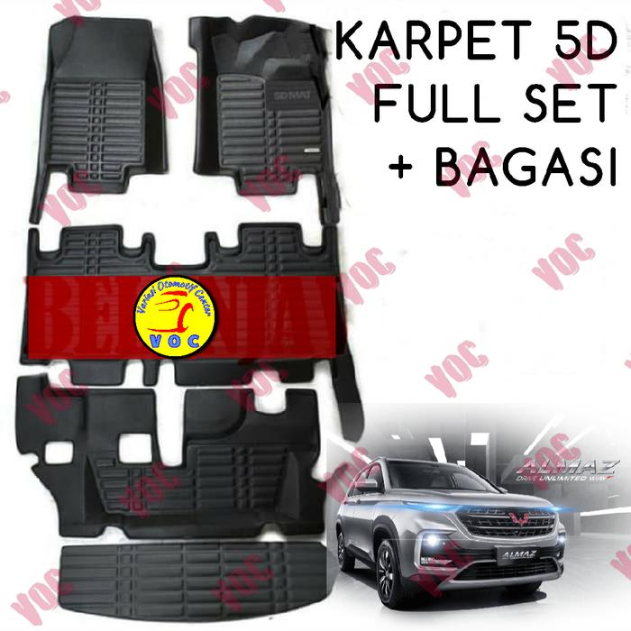Gambar KARPET 5D FULL SET DENGAN BAGASI WULING ALMAZ dari VARIASI OTOMOTIF CENTER undefined Tokopedia