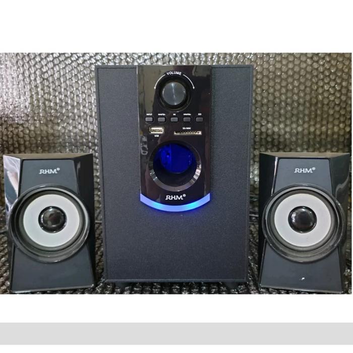 Gambar Speaker Aktif 2.1 RHM TV PC Komputer Laptop HP Super Bas Stereo Spiker dari RTB Com undefined Tokopedia