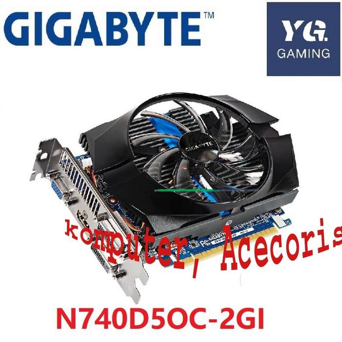 Gambar Kartu Grafik vga gt740 2GB 128bit gddr5 untuk NVIDIA GT 740 dari SAINS PUTRA ALL SHOP undefined Tokopedia