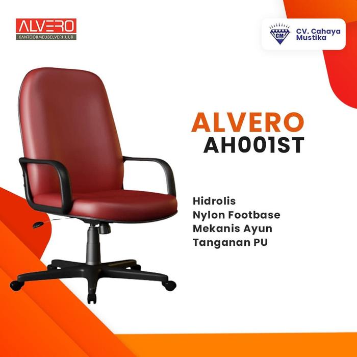 Gambar WA:081-1350-3860 Kursi Kantor Direktur Putar Malang Alvero AH 001 ST dari ALATKANTORMALANG undefined Tokopedia