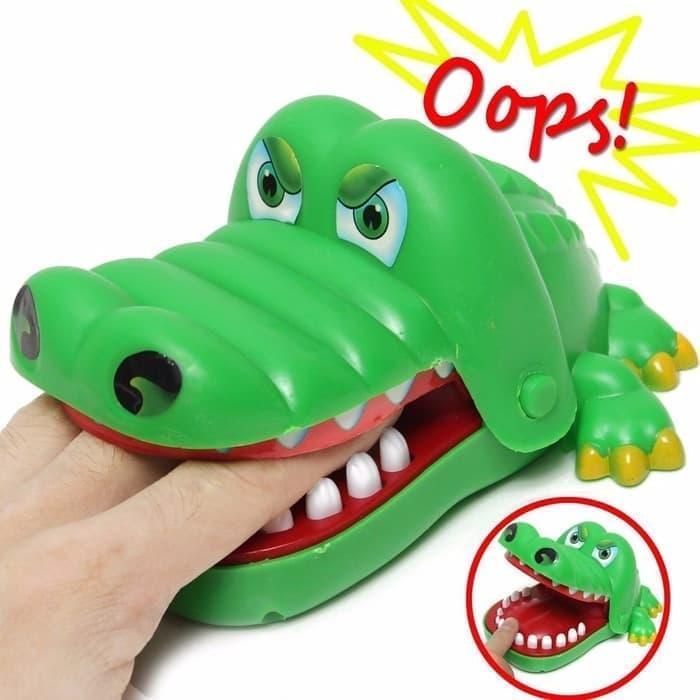 Gambar Mainan Keluarga Crocodile Dentis Family Game Buaya Gigit Prank Toys dari ELSA KADO STORE undefined Tokopedia