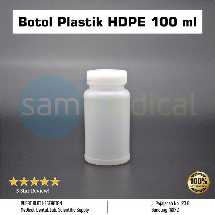 Jual Botol Plastik HDPE / Botol Labor Botol Agro Ukuran 100ml - Per ...