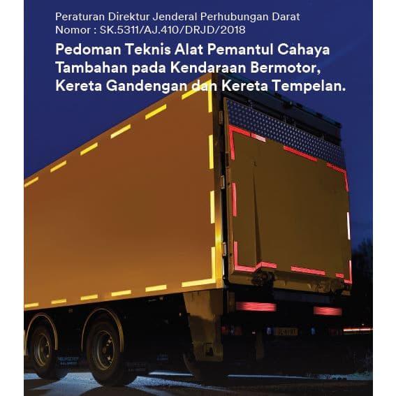 Gambar Stiker Reflektor pemantul cahaya Brand 3M, 1 roll 45 Meter dari POSTIKER undefined Tokopedia