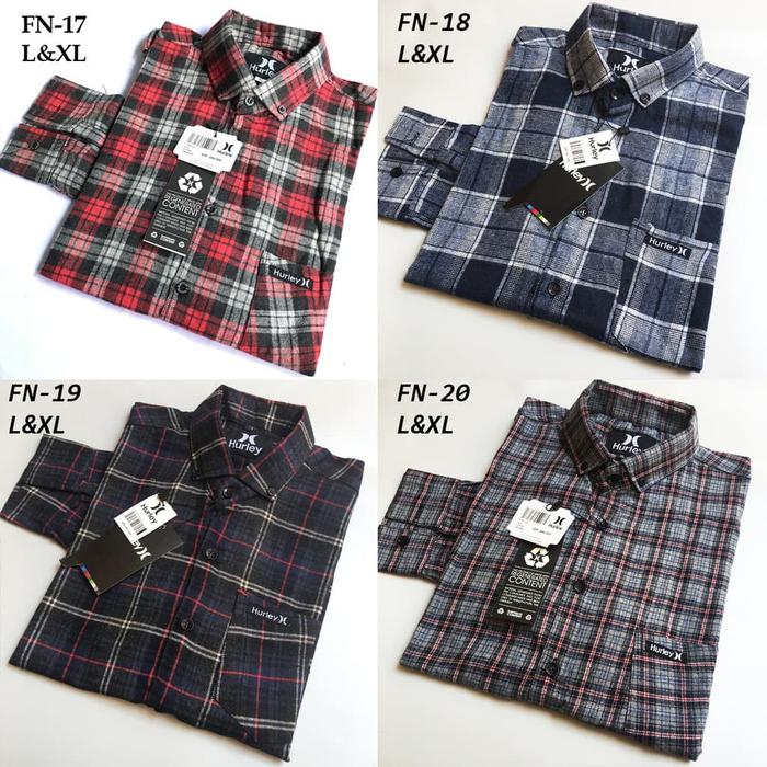 Gambar KEMEJA FLANEL DISTRO SURFING LENGAN PANJANG PRIA MOTIF KOTAK CUPEL dari habsgallery undefined Tokopedia
