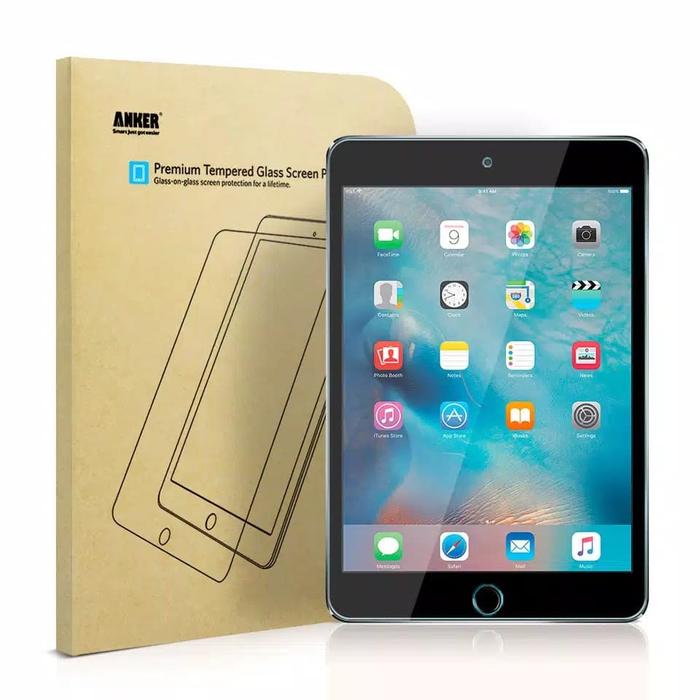 Gambar Tempered Glass Anker GlassGuard for iPad mini 4 Clear - A7400 NEW dari yudhistira jaya electronic undefined Tokopedia