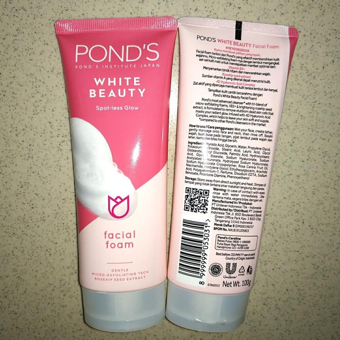 pencuci muka ponds white beauty