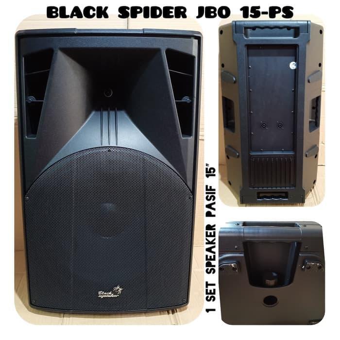 Gambar SPEAKER PASIF 15 INCH BLACK SPIDER JBO 15 PS HARGA SEPASANG dari Electro1st undefined Tokopedia
