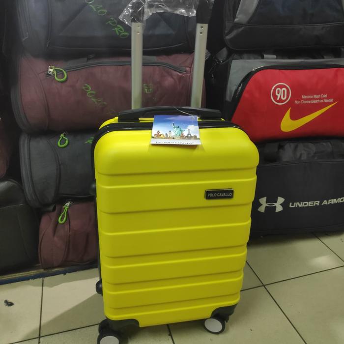Gambar koper 18 inch piber kabin kuning lemon/travel bag/tas pakain roda dari rizalbag undefined Tokopedia