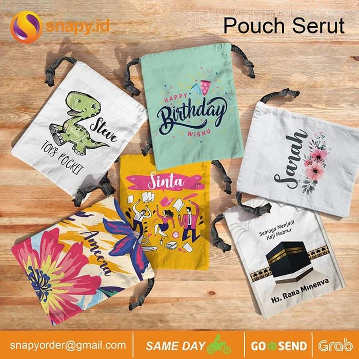 Cetak Pouch Custom Cetak Pouch Serut