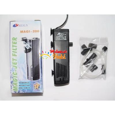 Gambar RESUN MAGI-200 Pompa Power Head + Filter Internal Aquarium Magic Jet dari Makassar Hobi undefined Tokopedia