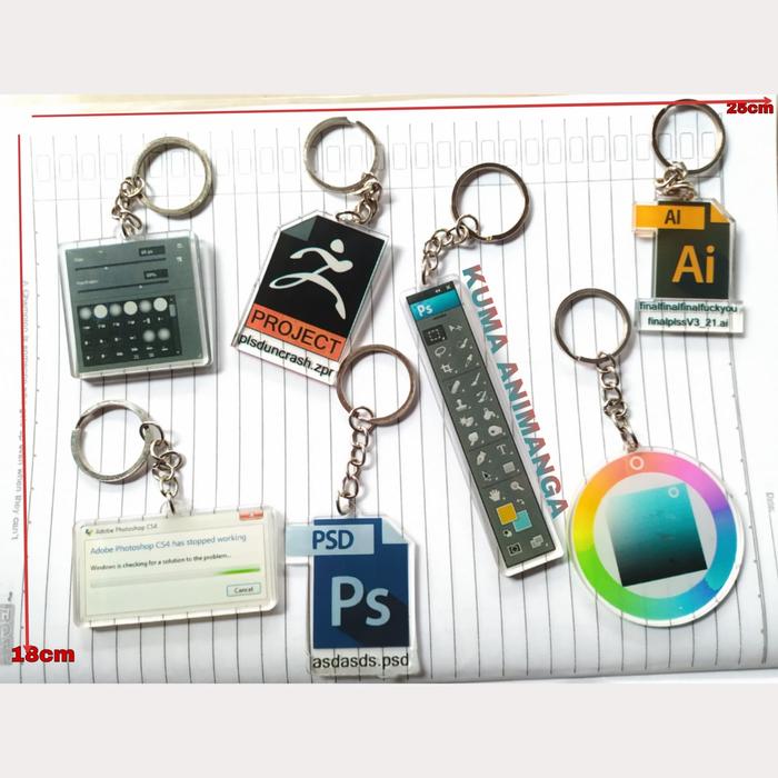 Download Jual Gantungan Kunci Photoshop Psd Ai Kota Bandung Kuma Animanga Tokopedia