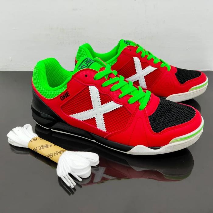 Gambar Sepatu Futsal - X MUNICH ONE Indoor 3071029 - Red/White dari Golden Goal GG undefined Tokopedia