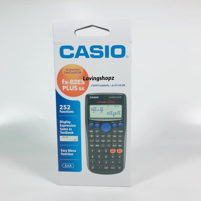 Gambar Casio FX 82 ES PLUS - Calculator Scientific Kalkulator Kuliah Sekolah dari Tokobukuatk undefined Tokopedia