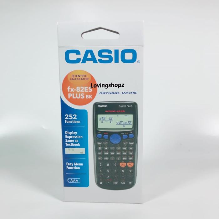Gambar Casio FX 82 ES PLUS - Calculator Scientific Kalkulator Kuliah Sekolah dari Lovingshopz undefined Tokopedia