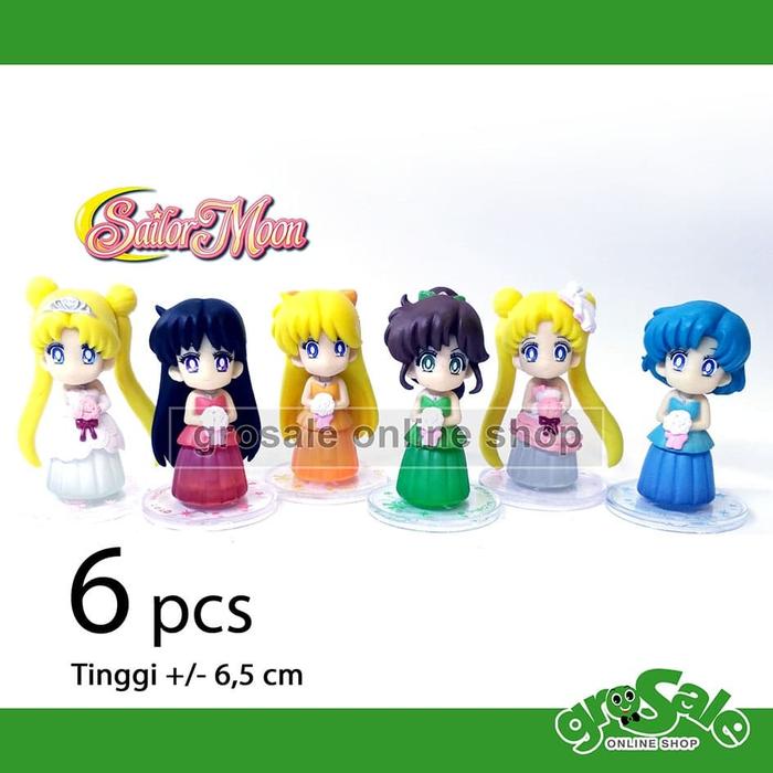 Gambar SAILOR MOON FIGURE BIDAK USAGI SUPER GIRLS MAINAN BOARD GAME UNIK TOYS dari GROSALE undefined Tokopedia